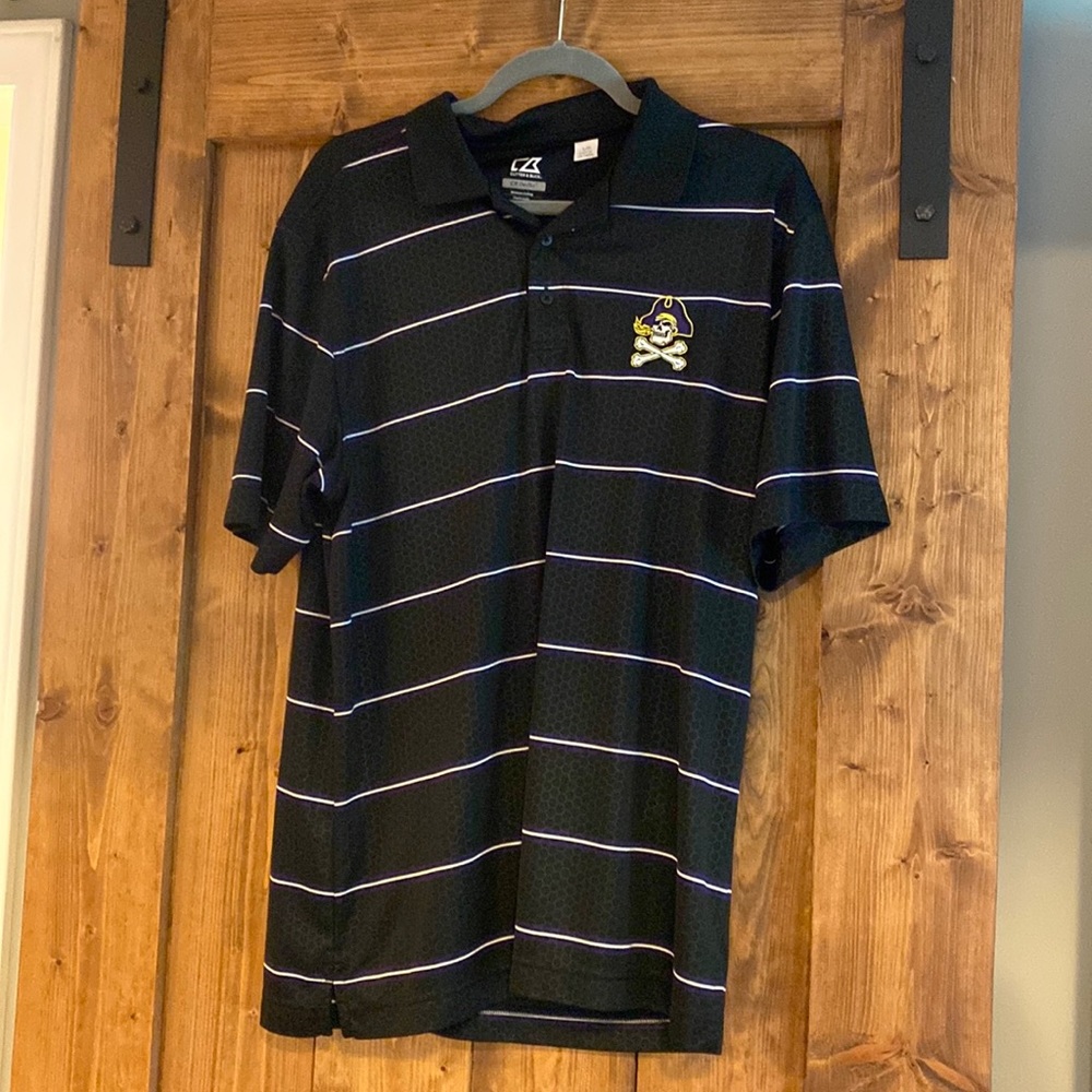 Mens ECU polo short sleeve shirt